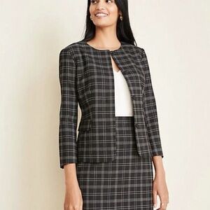6 | Ann Taylor Plaid Blazer